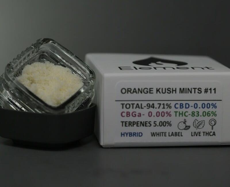 Element Live THCA 1g - Orange Kush Mints #11
