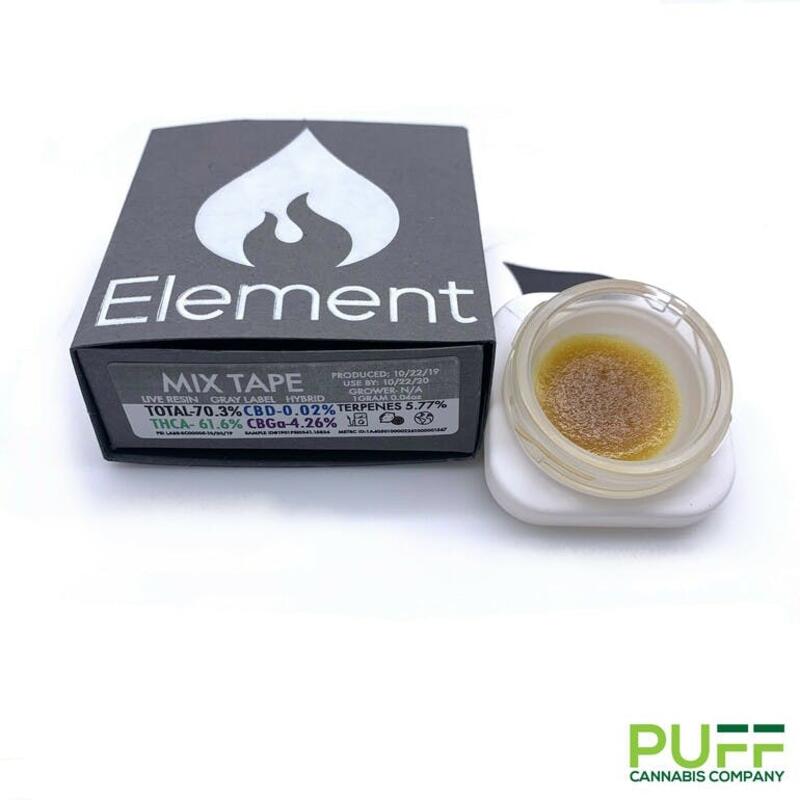 Element Live Resin: Mix Tape