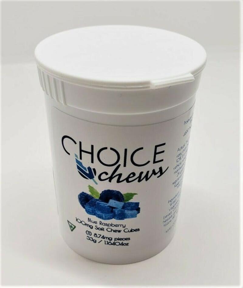 Choice - 100mg Blue Raspberry Soft Chews