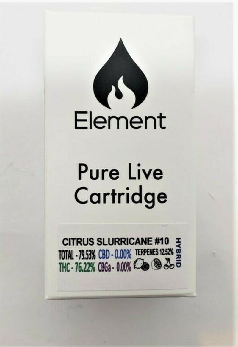 Element - .5g Citrus Slurricane Live Resin Cart