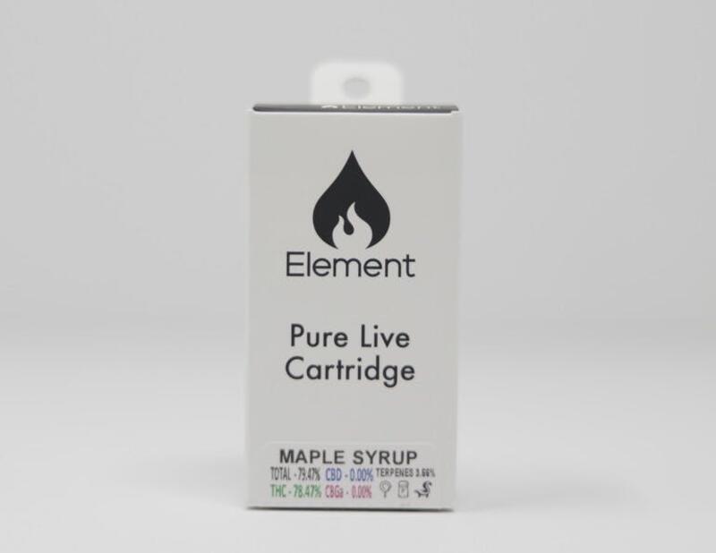Element Pure Live Cart 0.5g - Maple Syrup