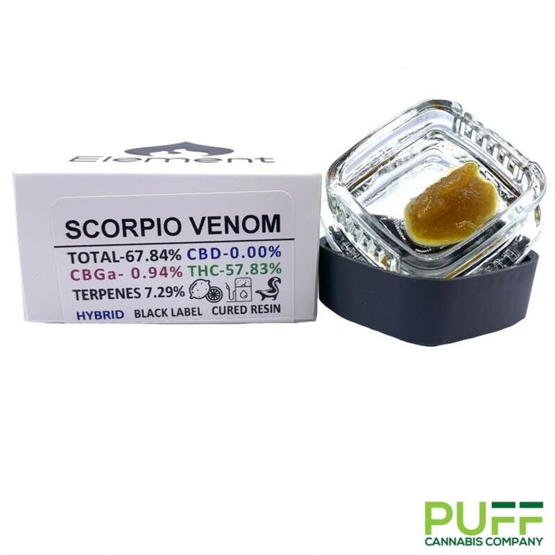 Element Cured Resin 1g - Scorpio Venom