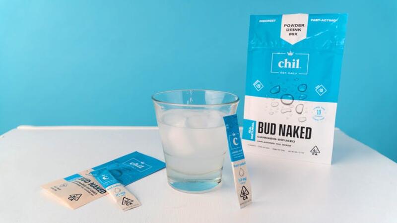 Bud Naked Powder Mix 100mg THC - 10 Pack