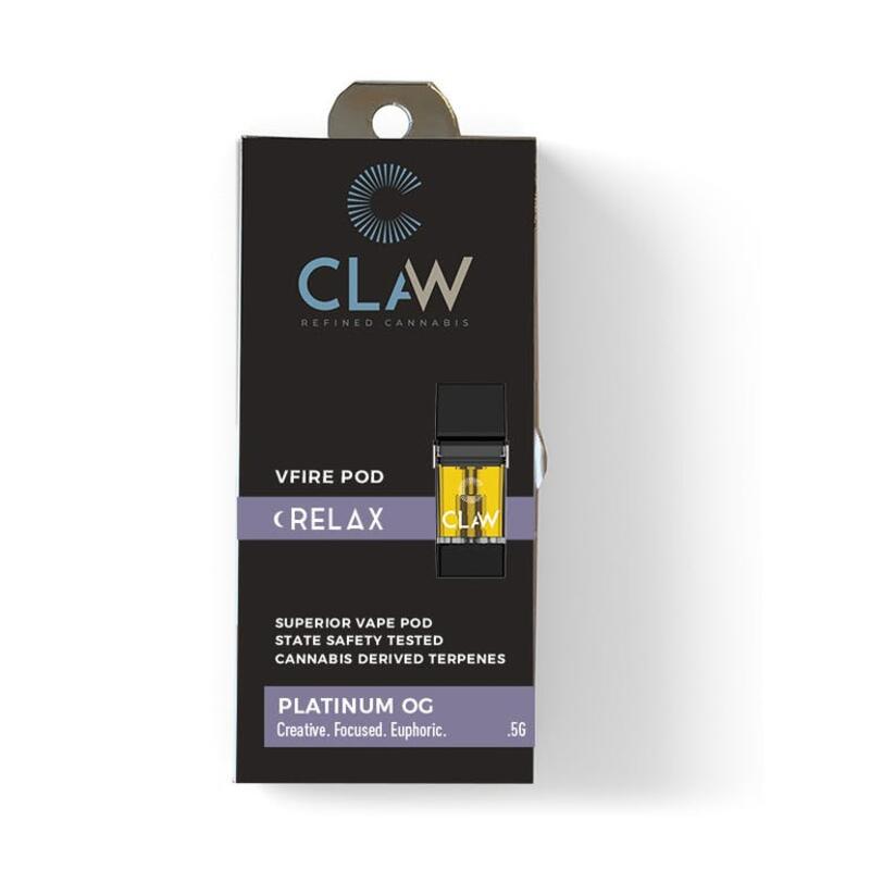 (AU) Claw Cannabis- .5G Pod- Platinum OG