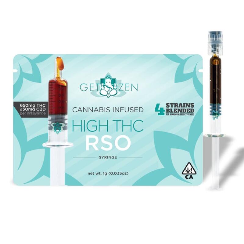 High THC RSO – Full Spectrum Cannabis Oil
