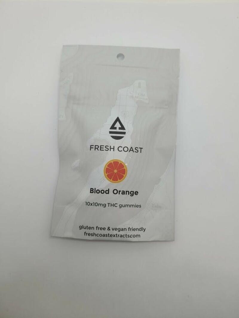 Fresh Coast - Blood Orange Gummies 100mg