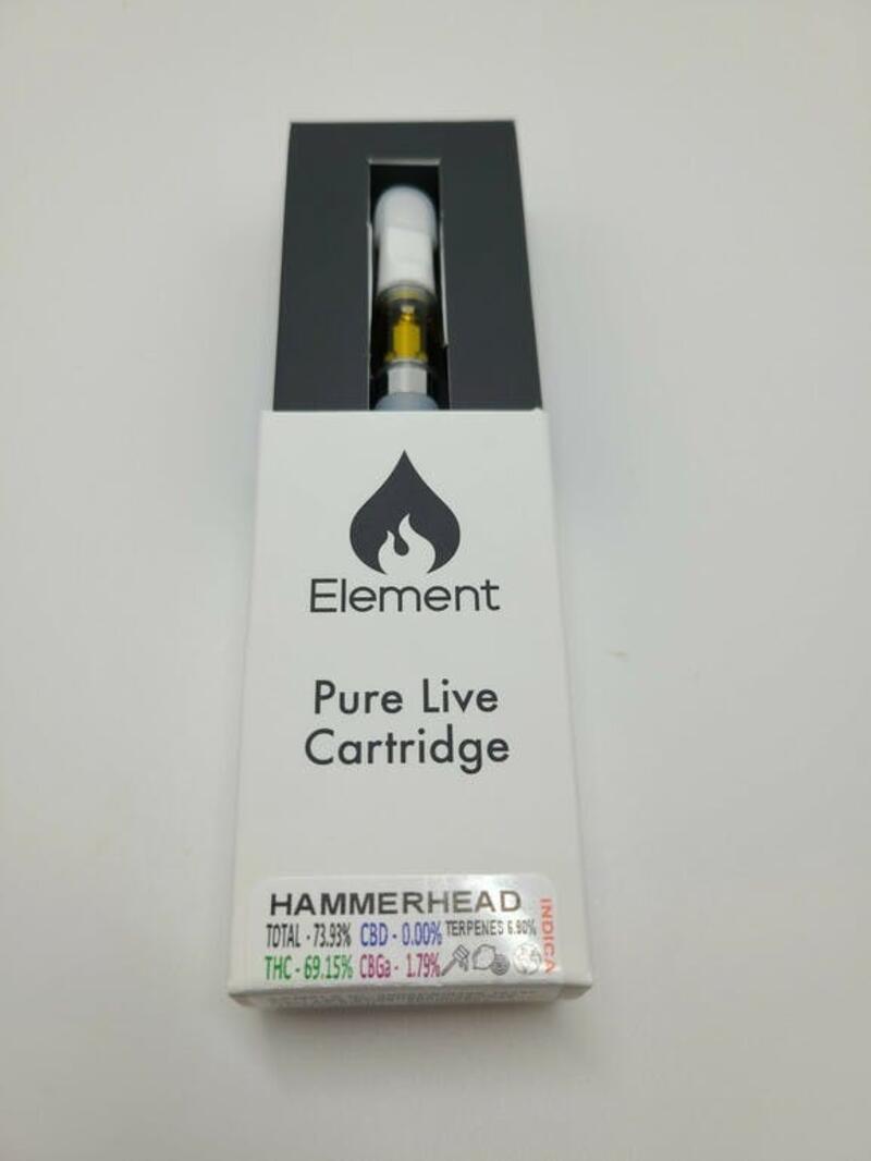 Element Pure Live Resin Cart - Hammerhead .5g
