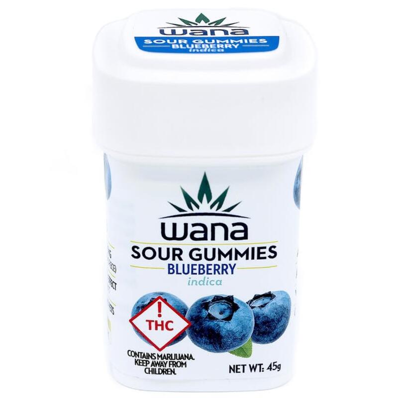 Blueberry Indica Sour Gummies
