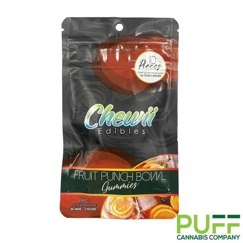 Chewii: Fruit Punch Bowl Gummies 100mg