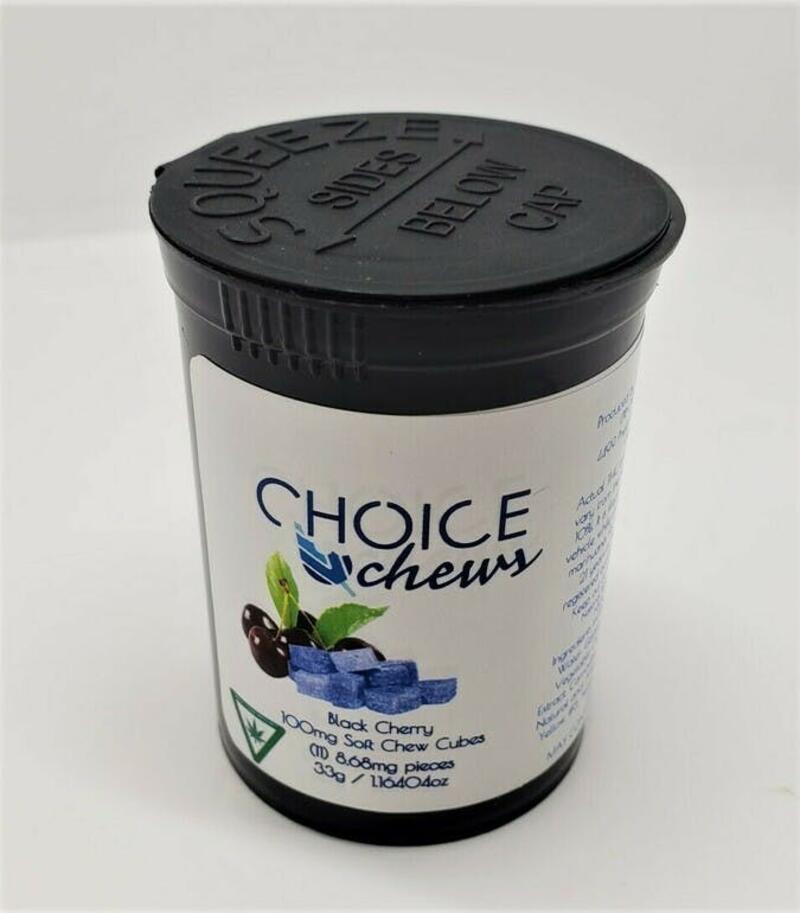 Choice - 100mg Black Cherry Soft Chews