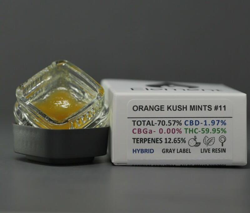 Element Live Resin 1g - Orange Kush Mints #11