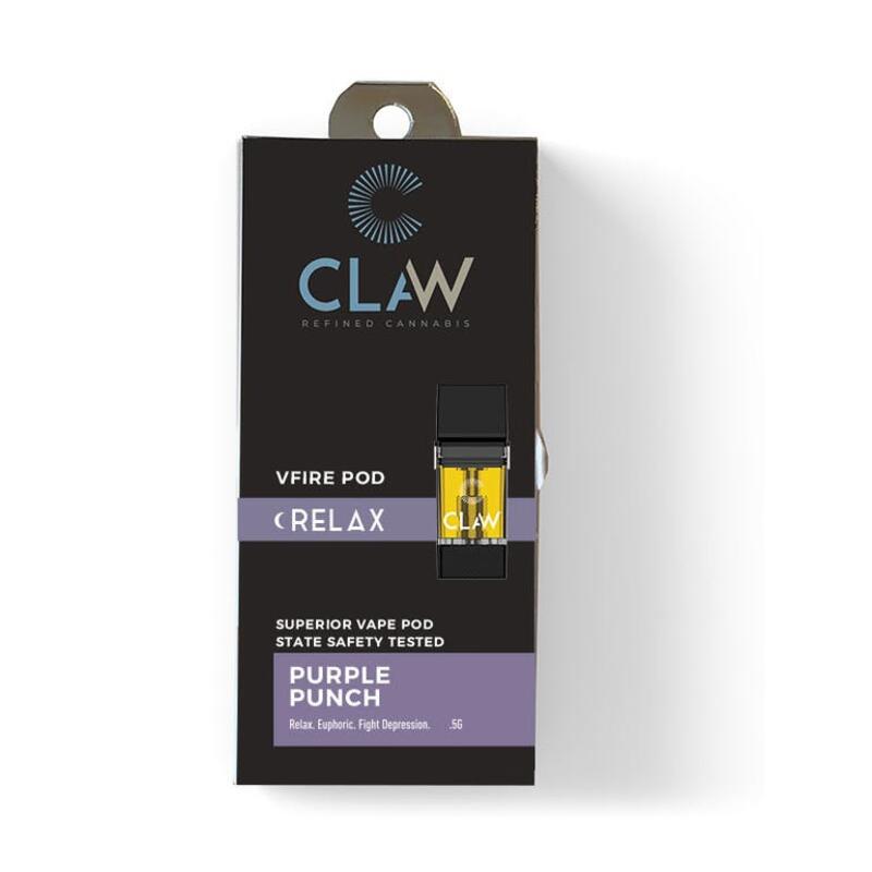 (AU) Claw Cannabis- .5G Pod- Purple Punch