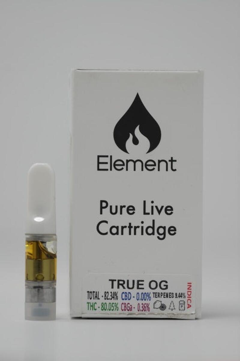 Element Pure Live Cart 0.5g - True OG
