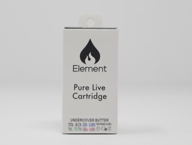 Element Pure Live Cart 0.5g - Undercover Butter
