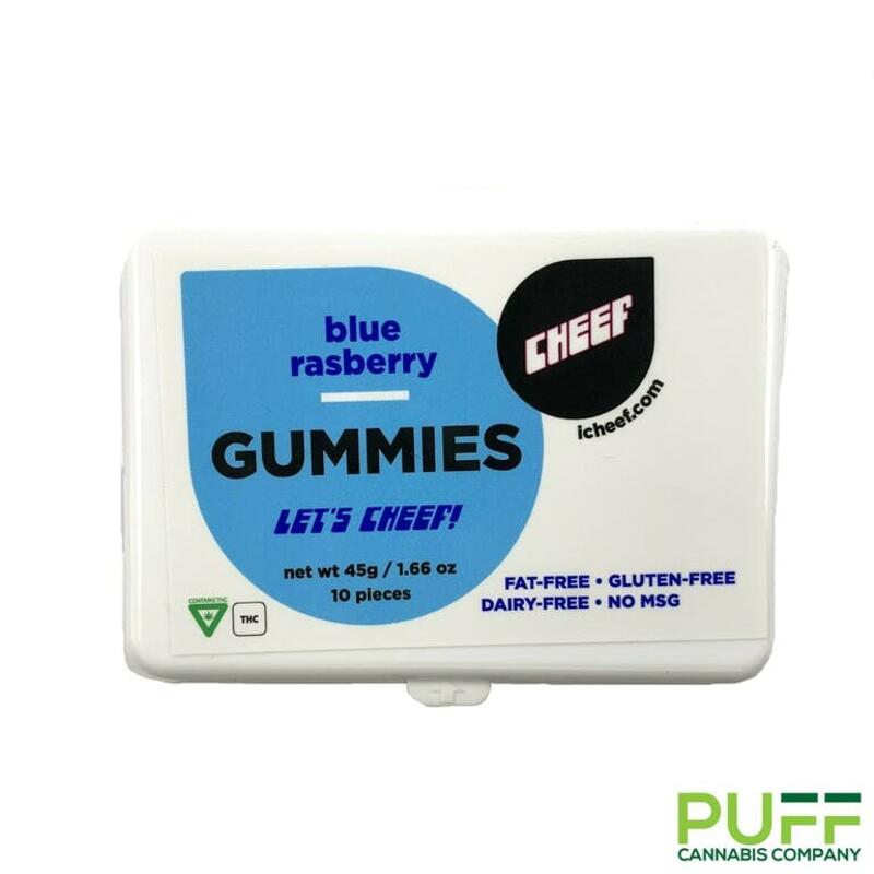 Cheef: Blue Raspberry Gummies