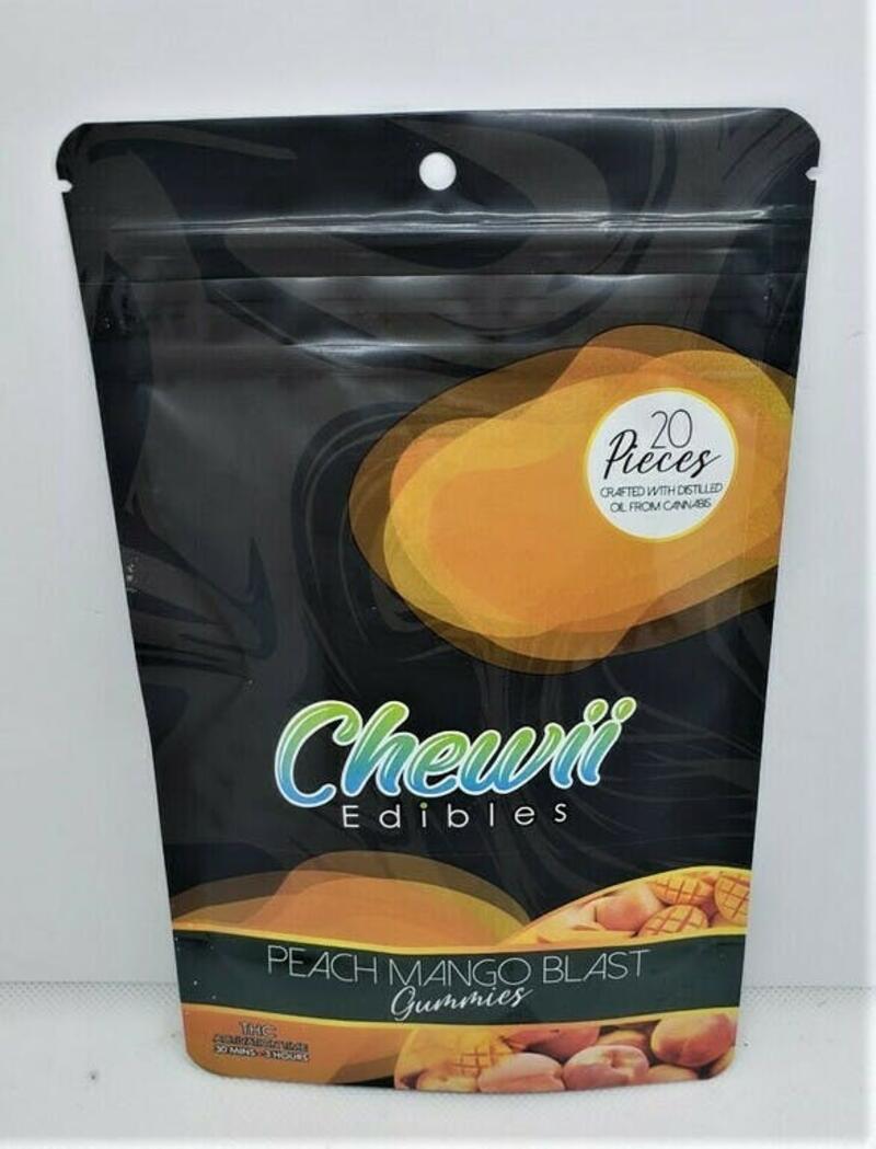 Chewii - 200mg Peach Mango Gummies