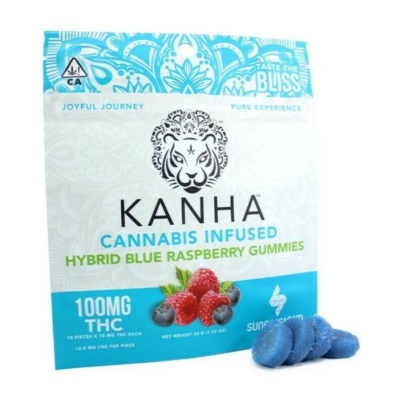 Kanha Treats - Blue Raspberry (100mg)