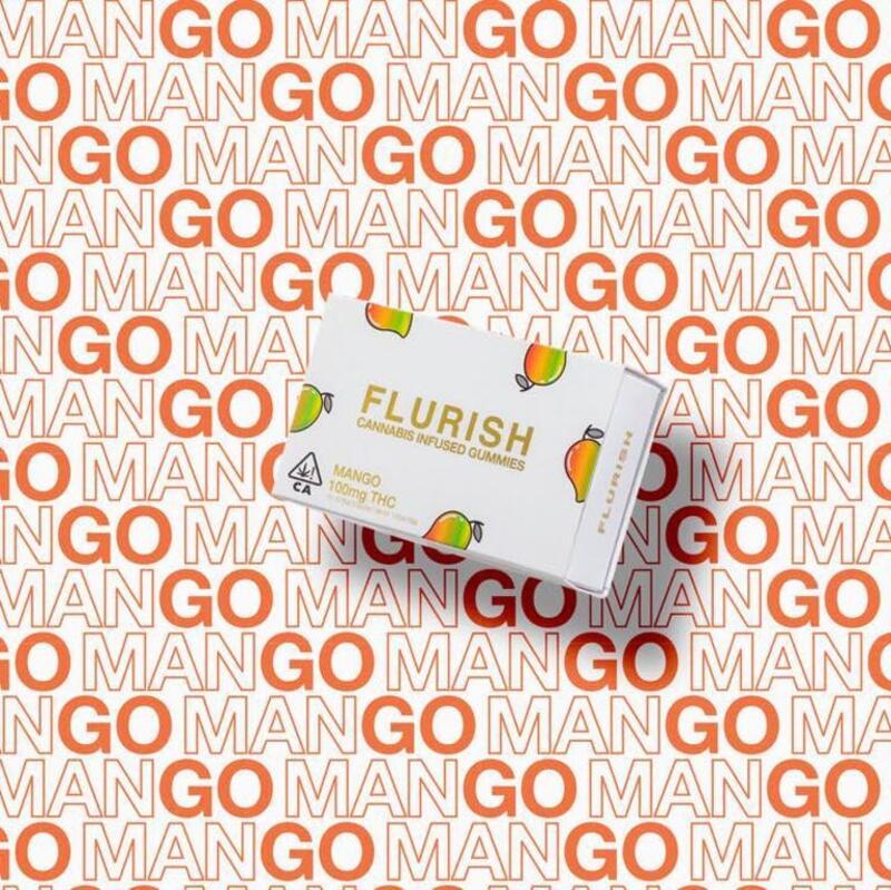 Flurish - Mango Gummies - 100mg