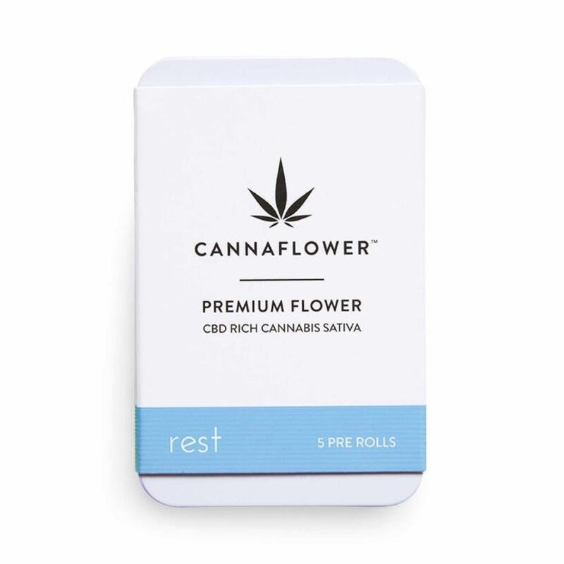 Cannaflower - Rest CBD Preroll 5pack