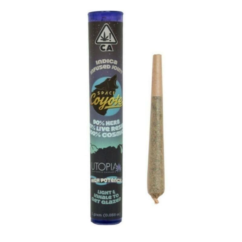 SPACE COYOTE x UTOPIA: Infused Pre-Roll (Indica)