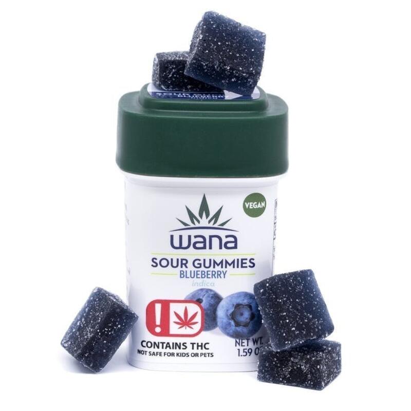WANA: Blueberry (Indica) Gummies