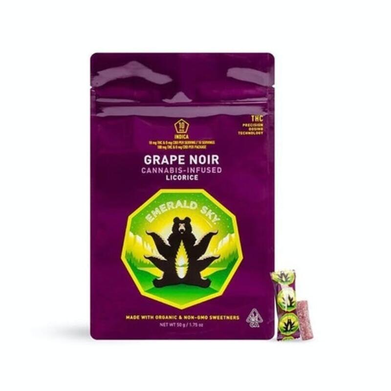EMERALD SKY: Licorice Grape Noir (Indica) 10-Pack