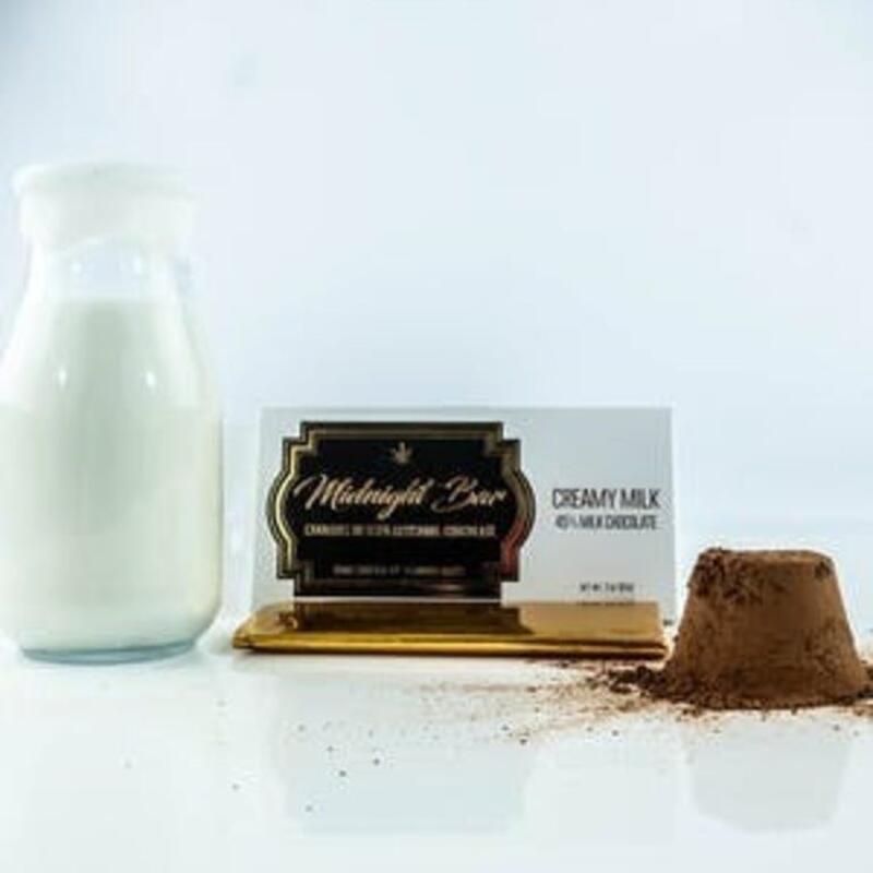 Midnight Creamy Milk Chocolate Bar 200mg **MED**