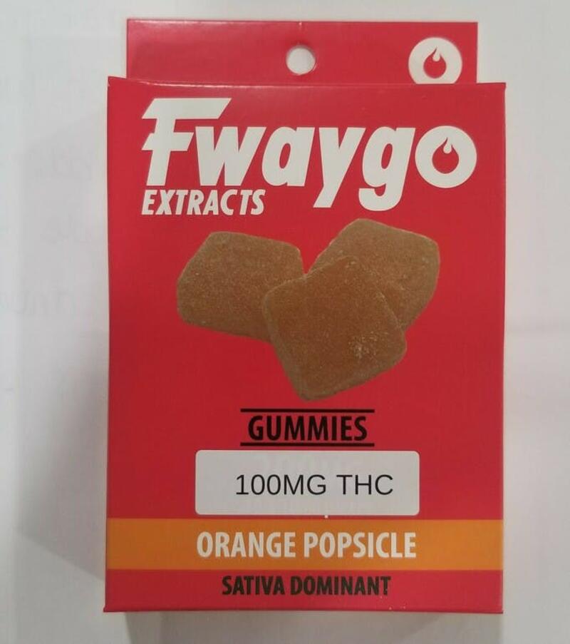 Fwaygo 100mg Sativa Orange Popsicle Chews