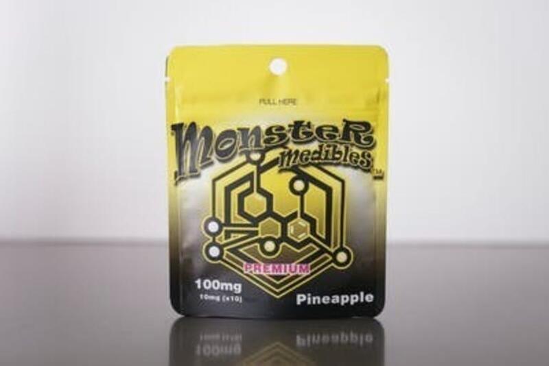 Monster Pineapple Gummy 100mg **MED**