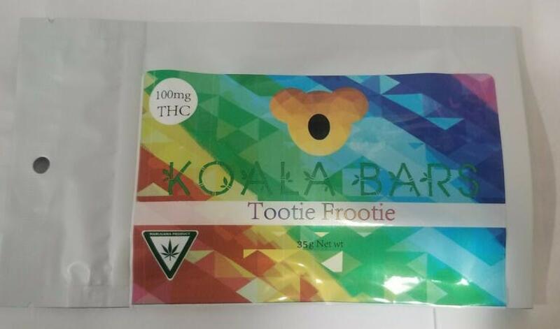 Koala 100mg Tootie Frootie Chocolate Bar
