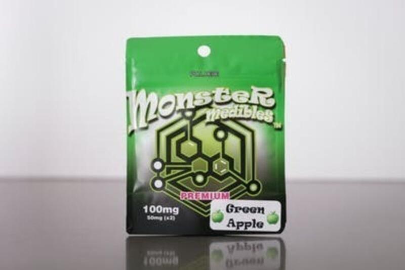 Monster Green Apple Gummy 100mg **MED**