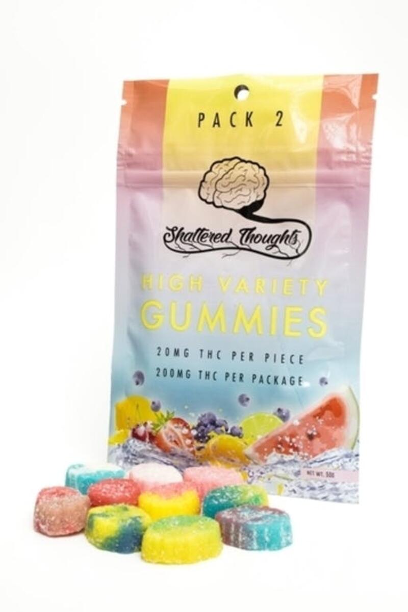 Shattered Thoughts Gummies 192.72mg - High Variety 2