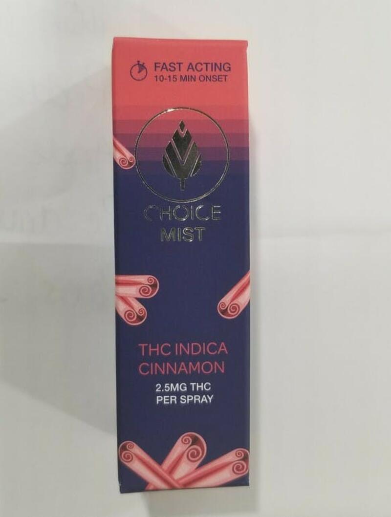 Choice Mist- Indica Cinnamon Breath Spray