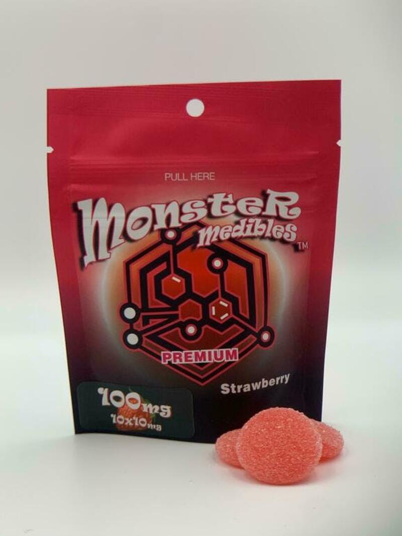 Monster Strawberry 100mg **MED**
