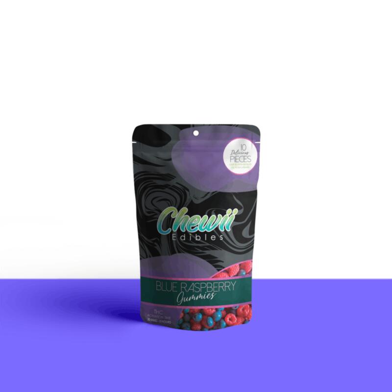 Chewii Edibles - Blue Raspberry Pucker 116.34 - 10pk