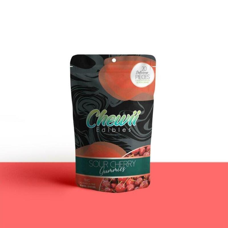 Chewii Edibles - Sour Cherry Cosmo 174.9mg - 20pk
