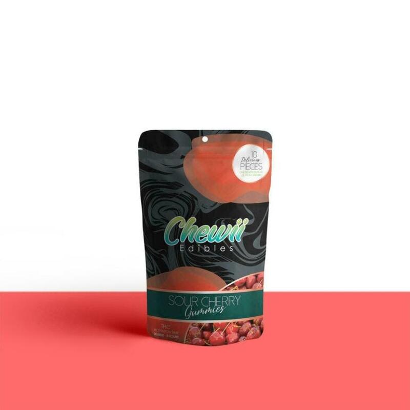 Chewii Edibles - Sour Cherry Cosmo 111.1mg - 10pk
