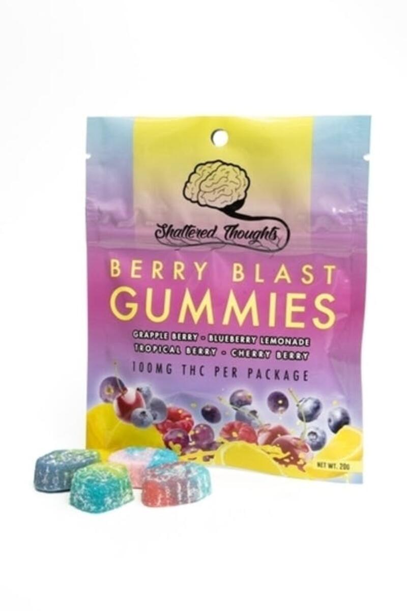 Shattered Thoughts Gummies 87.64mg - Berry Blast