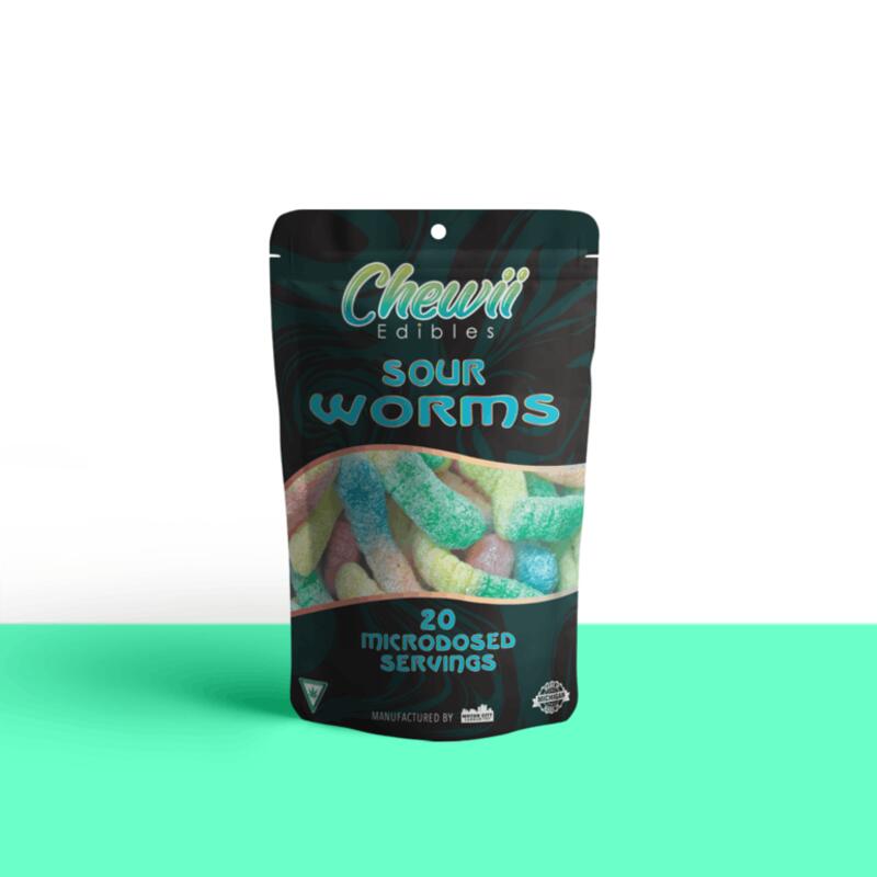 Chewii Edibles - Sour Worms 116.64mg - 20pk