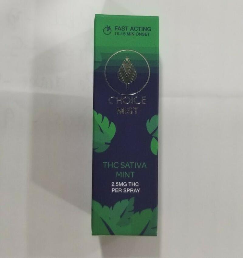 Choice Mist- Sativa Mint Breath Spray