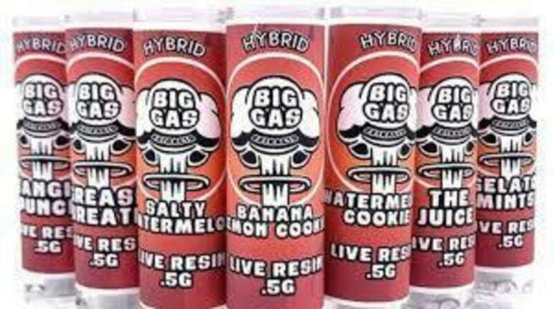 Big Gas Live Resin .5g Cart Skunk GMO