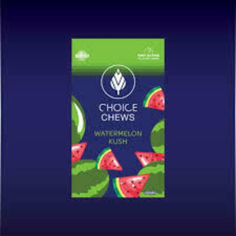 Choice Chews 100mg - Watermelon Kush (Sativa)