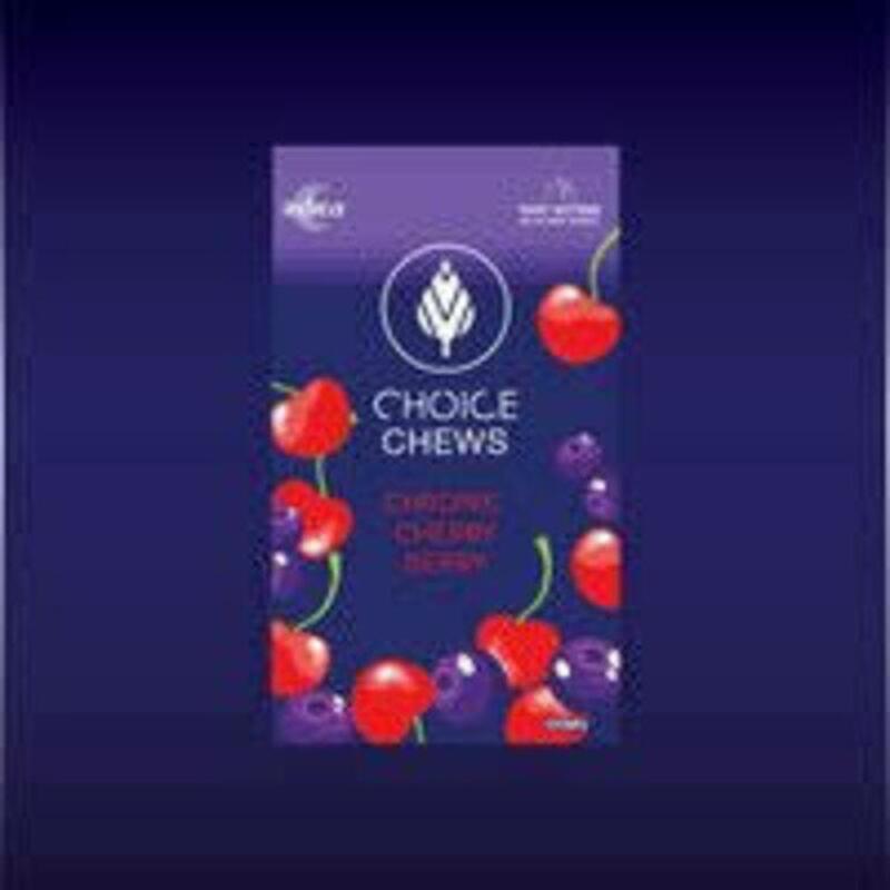 Choice Chews 100mg - Chronic Cherry Berry (Indica)