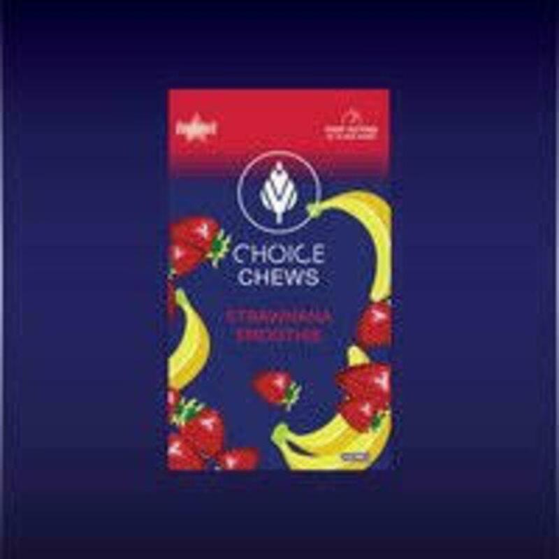 Choice Chews 100mg - Strawnana Smoothie (Hybrid)