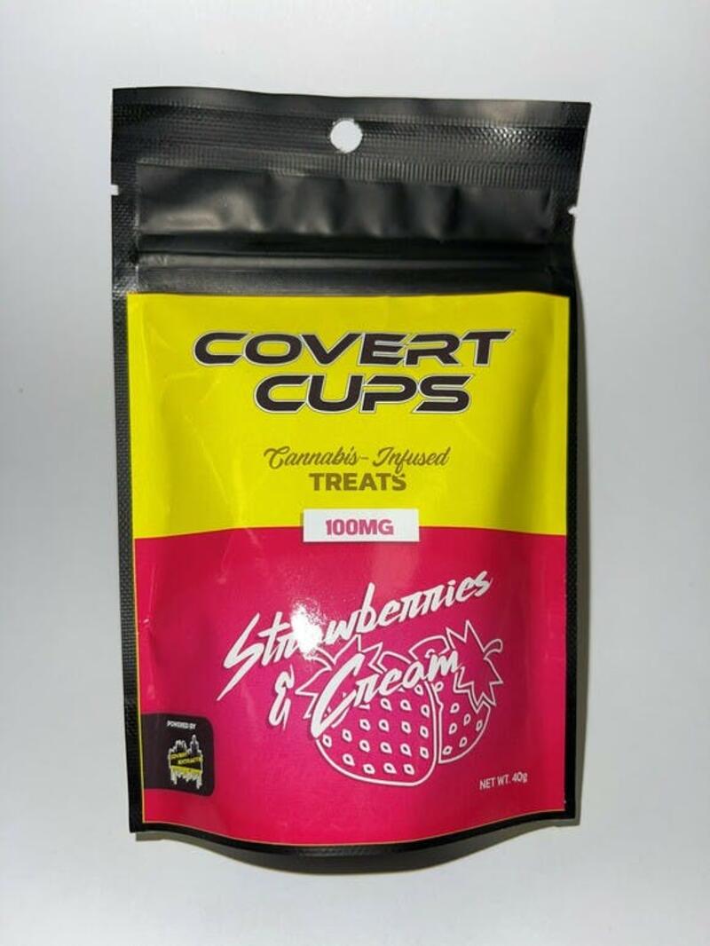 Covert Extractions Covert Cups Strawberries & Cream