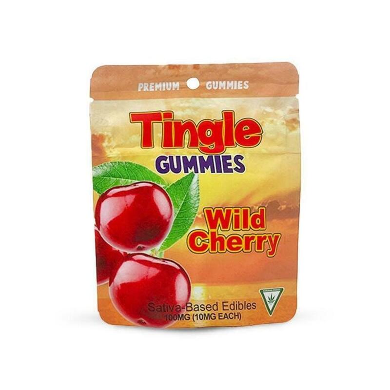 Elation Tingle 100mg Gummies - Wild Cherry (Sativa)