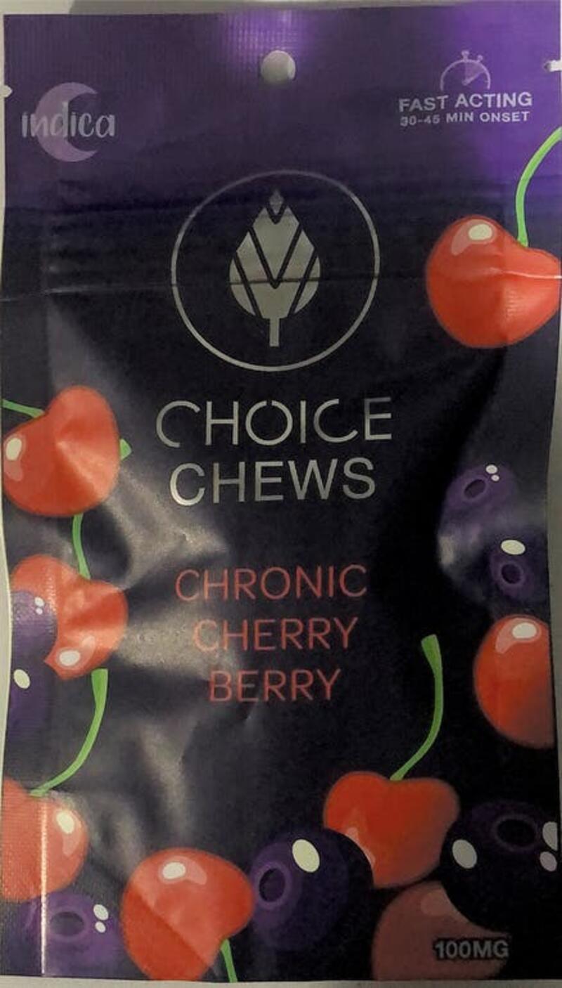 Choice Chews 100mg Chronic Cherry