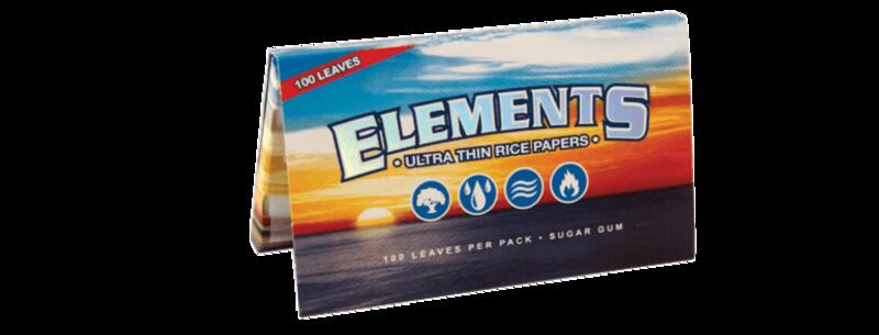 Elements Double Pack Single Wide Papers