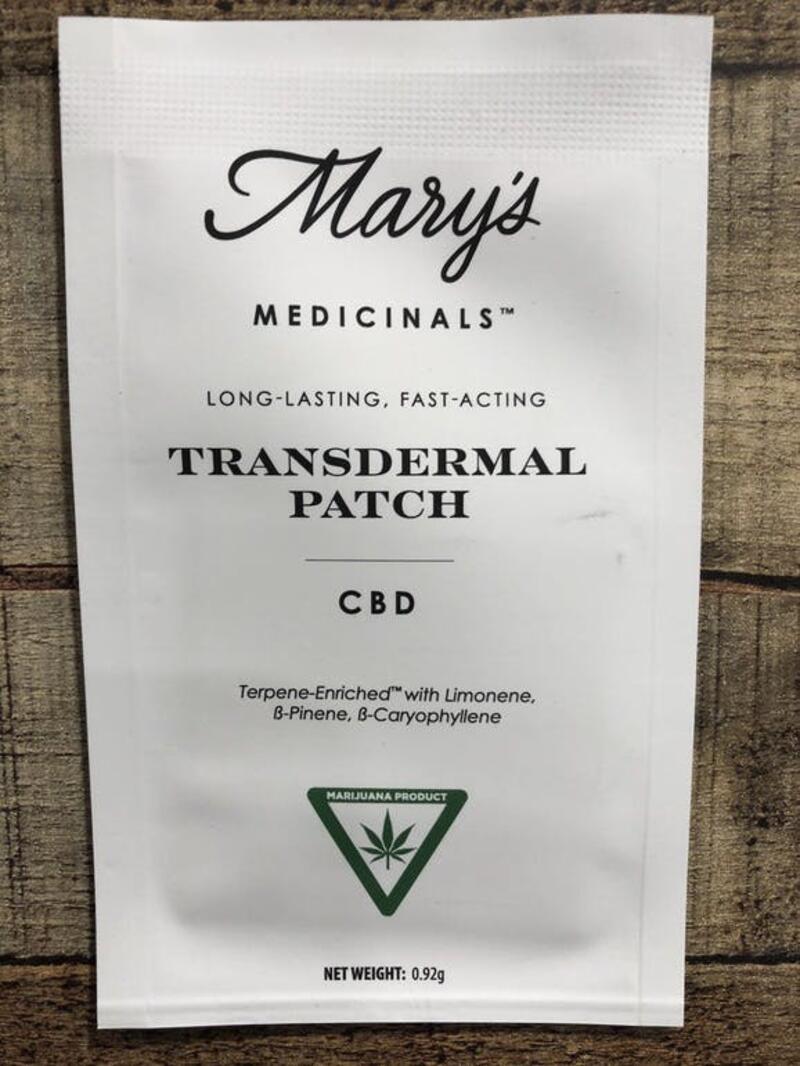 Mary's Transdermal Patch CBD