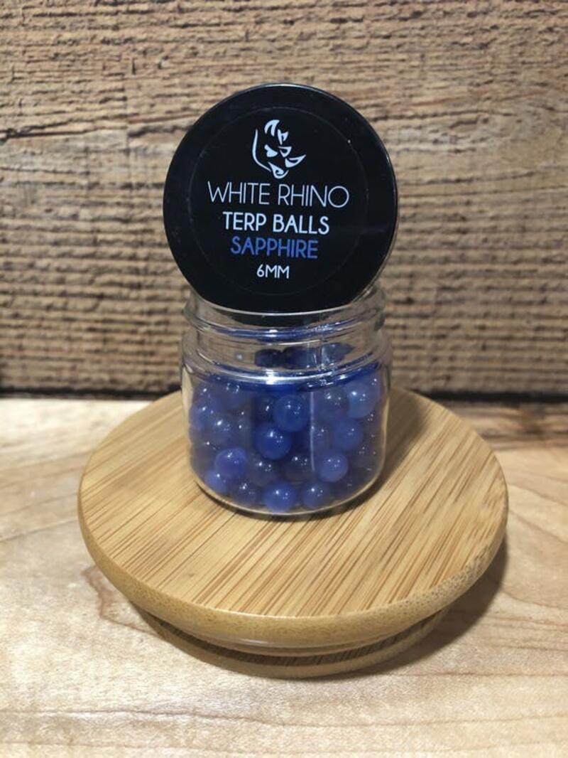 White Rhino: Sapphire Blue Terp Balls (3Pack)